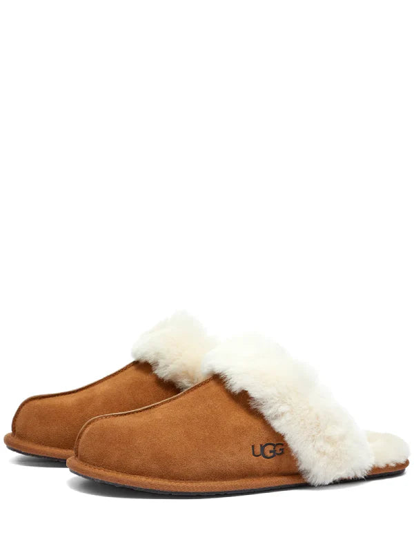 UGG Shearling Cuff Slippers