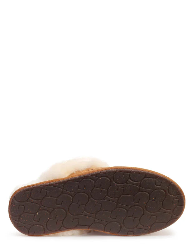 UGG Shearling Cuff Slippers