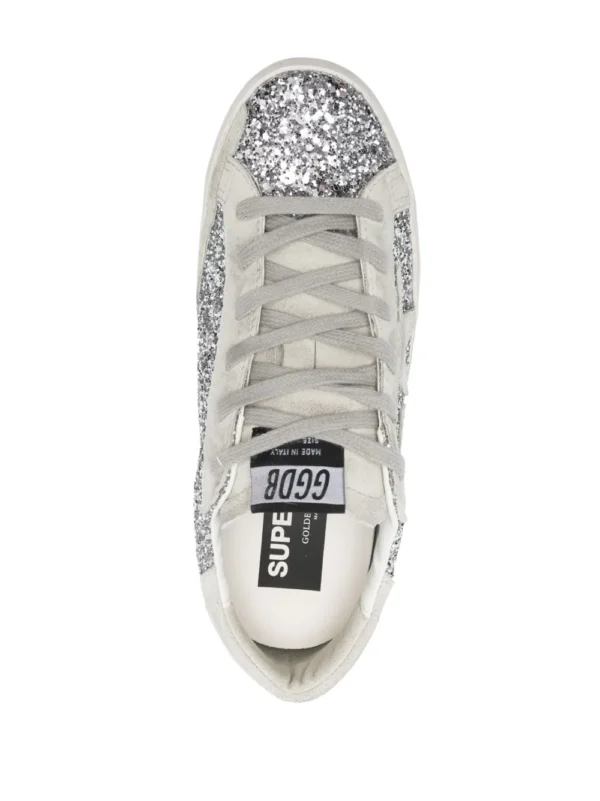 Golden Goose Glitter Superstar Sneakers - Image 3