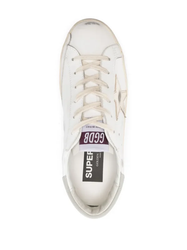Golden Goose White Super-Star Classic Sneakers - Image 3