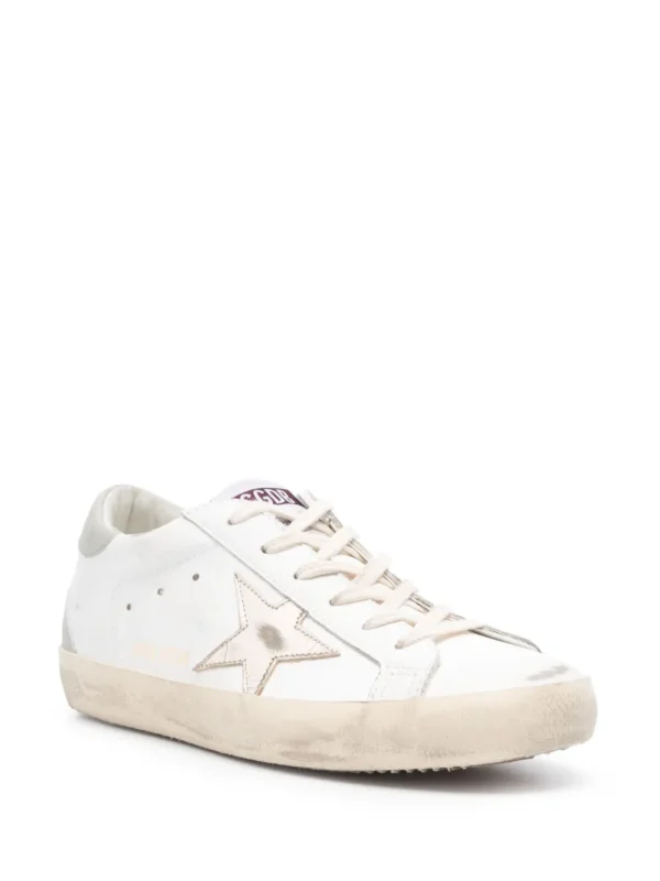 Golden Goose White Super-Star Classic Sneakers - Image 2