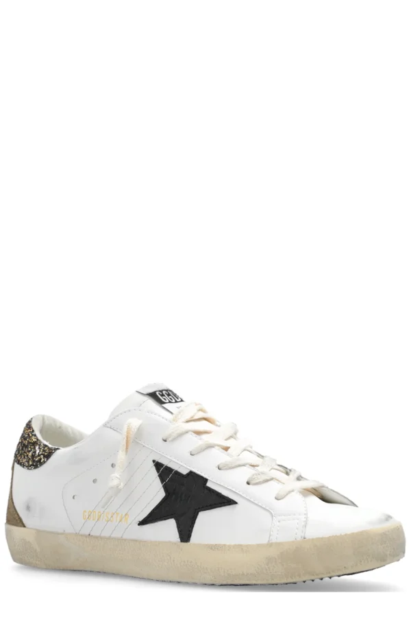 Golden Goose Superstar Sneaker in White, Ice, & Grey - Image 2